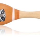 Gyerek fa maracas mosómedve mintával