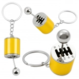 Fém kulcstartó váltókar formában – arany