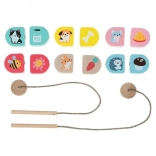 Cubika Mit eszünk – fűzős fa készlet