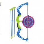 Íj tapadókorongos nyilakkal és céltáblával 57 cm