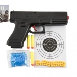 20 cm-es golyós pisztoly vízgolyókkal és hablövedékekkel