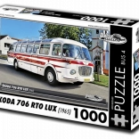 Retro-autók puzzle Škoda 706 RTO LUX autóbusz 1000 darab