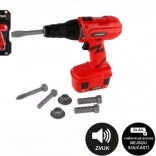 Akkus fúró kiegészítőkkel elemes