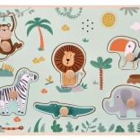 Safari hangos fa puzzle