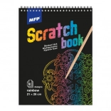 Kapargatós kép tömb Szivárvány 21x28cm