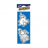 Vízfestés – habmatrica, 2 db-os készlet, vegyes motívumok