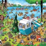 COBBLE HILL Családi puzzle – A vadon hívása, 350 darab