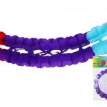 Színes papír girland 3 m