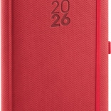 Denní diár Diamante piros 2026
