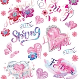 Tavaszi vasalható foltok kis ív