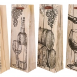 ajándéktáska palackhoz M, egész évben, 12,8 × 36 × 8,4 cm