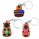 Kapibara szilikon kulcstartó