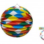 papír lampion gömb 25 cm