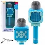 Vezeték nélküli Mikrofon Bluetooth Karaoke Felvétel Hangváltozás Kék