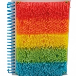 Többszínű szenzoros jegyzetfüzet bojtokkal