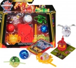 Bakugan csomag pörgettyűvel és Bruiser, Dragonoid, Hammerhead, Nillious figurákkal
