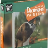 Grafix Gyémántfestés Kiskutya 18x18 cm