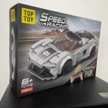 RC sportautó építőkészlet szürke