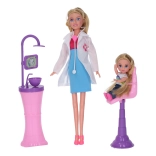 Fogorvos baba kislánnyal 29 cm