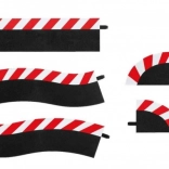 külső szegélyek a pit lane-hez Carrera Evolution/Digital 132/124 autópályákhoz, 5 darabos készlet