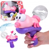 Robácska vízipisztoly, amely vizet lövell