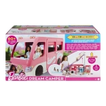 Barbie Dream Camper – kempingautó csúszdával és több mint 60 kiegészítővel