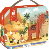 Panorámaképes puzzle bőröndben – antikvitás és mitológia, 100 darab