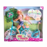 Steffi baba kerékpártúrán