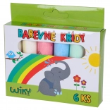 Színes aszfaltkréták 6 db