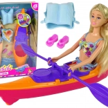 Babakészlet narancssárga kajakkal és kiegészítőkkel