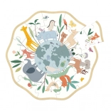 Kerek puzzle Az állatok világa