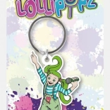 Lollipopz kulcstartó zöld