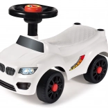 Háttámla nélküli futóbicikli, fehér, 50 × 21,5 × 33 cm