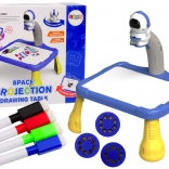 Gyermek rajzprojektor űrhajós motívummal