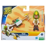 Star Wars Young Jedi Adventures – speeder és Kai Brightstar figura