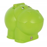 Műanyag játéktároló doboz Zöld Viziló