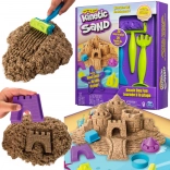 Kinetic Sand tengerparti nap – várépítő készlet kiegészítőkkel