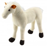 Plüss fehér ló 40 × 37 cm
