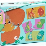 Djeco duo puzzle – vidám tojások