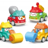 Építőipari autó lendkerékkel 8 cm