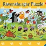 RAVENSBURGER Puzzle Kisvakond a kertben 2x24 darab
