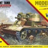 7TP lengyel könnyű harckocsi, két tornyos, makett 1:35