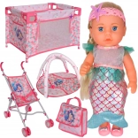 Woopie baba sellő babaszett 18 az 1-ben