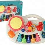 Gyerekeknek oktató zongora pillangókkal