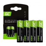 AA 2000 mAh Green Cell Sticks újratölthető elemek (4 db)