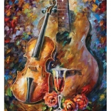 Gitár és Hegedű Puzzle 500 darab