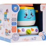 Interaktív tűzhely fazékkal és formaválogatóval