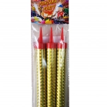 Arany party szökőkutak 12 cm, 3 db