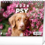 NOTIQUE asztali naptár Kutyák kutyanevekkel 2026