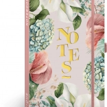 NOTIQUE vonalas notesz Liliom 13 × 21 cm